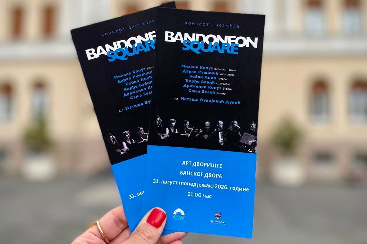 Banjalučki "Bandoneon Square" 31. avgusta u Banskom dvoru