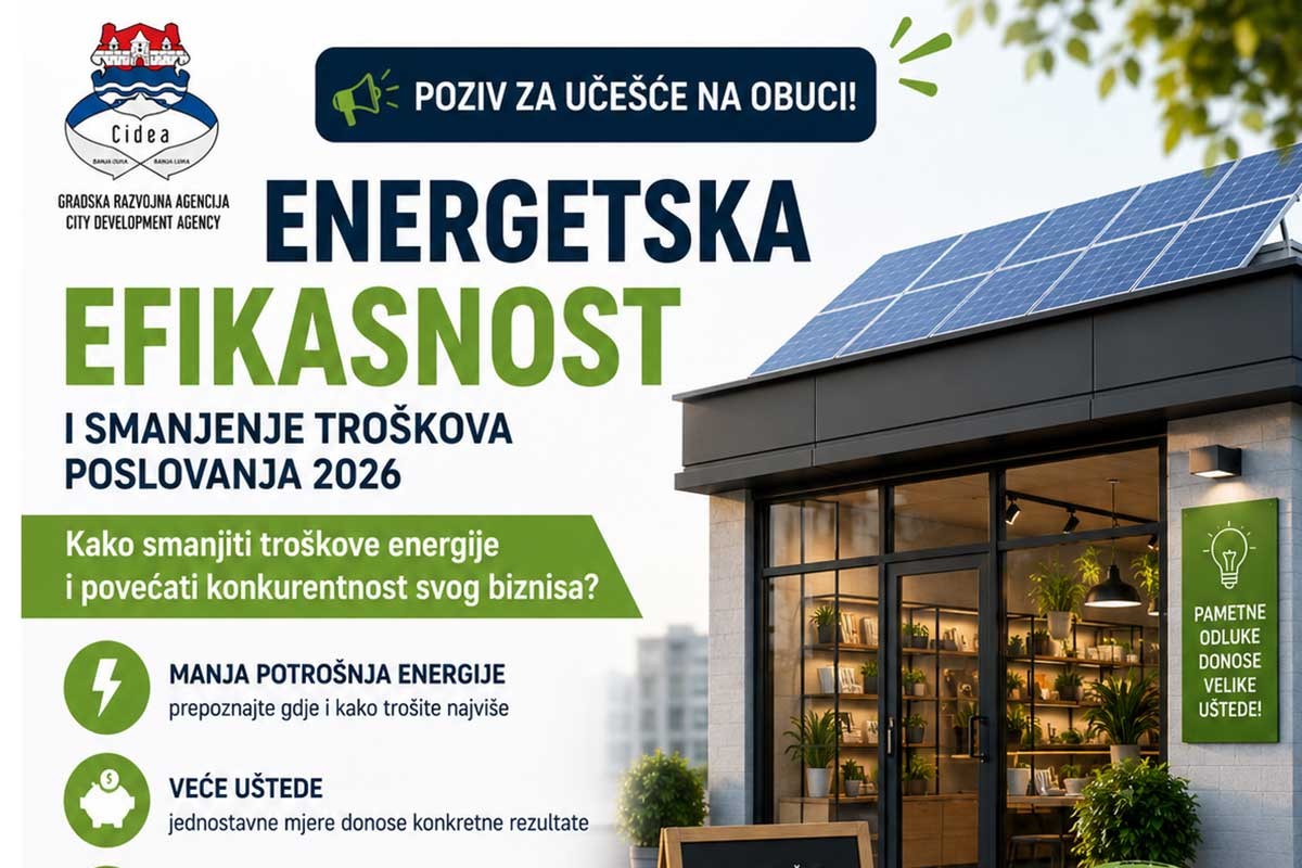 Poziv malim preduzetnicima da se prijave za besplatnu obuku