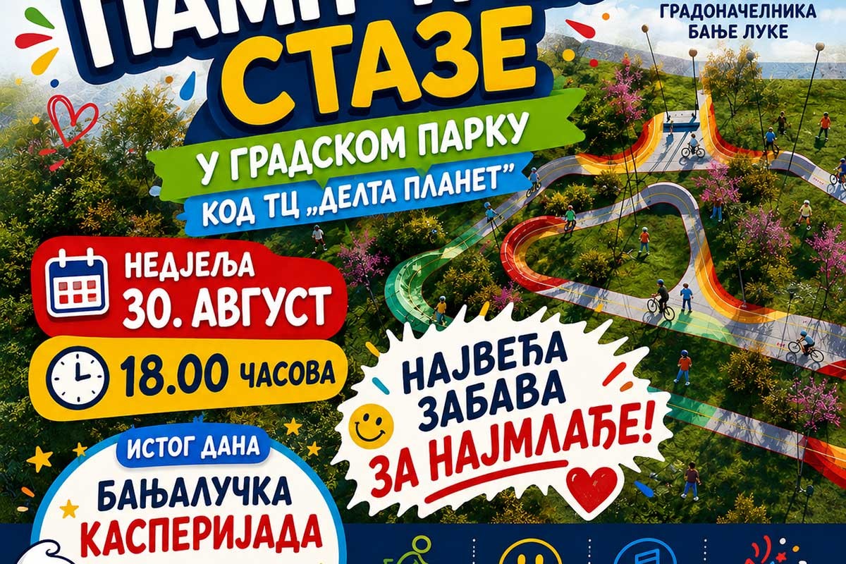 "Veliki početak": U nedjelju otvaranje pamp-trek staze