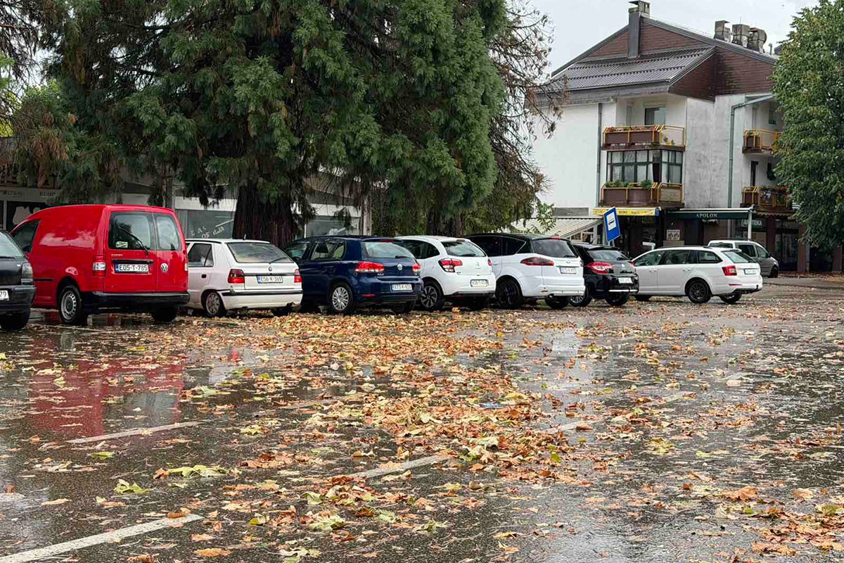 Nevrijeme stiglo i do Banjaluke: Olujni vjetar i kiša protutnjali gradom (VIDEO)