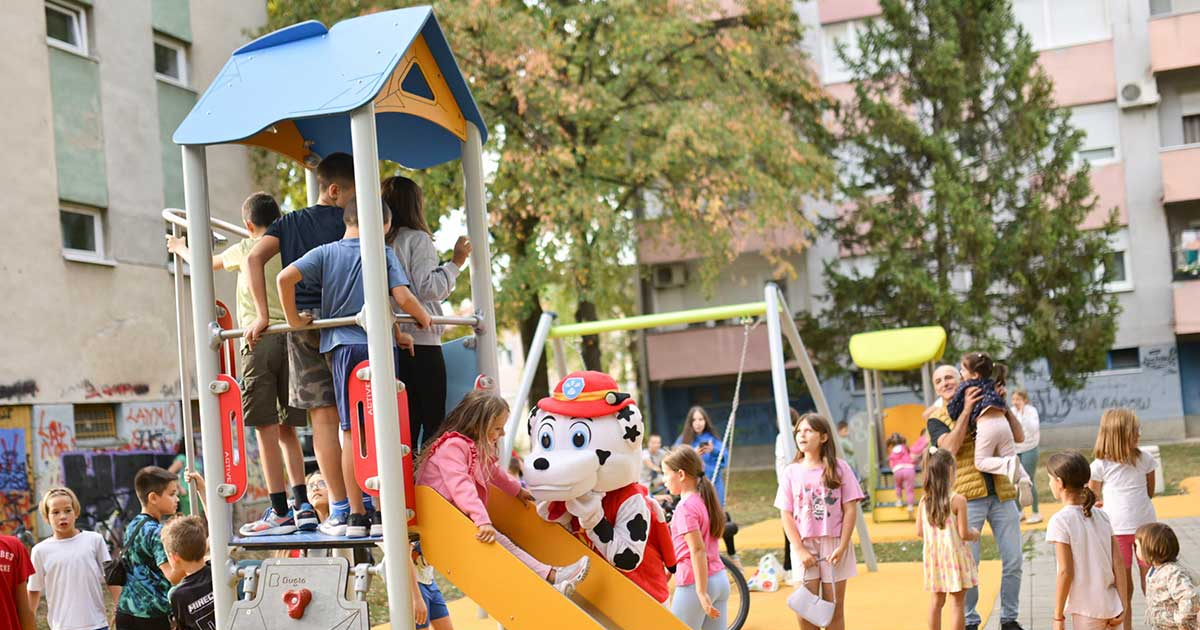 Novo igralište u Ulici Tarasa Ševčenka u Banjaluci