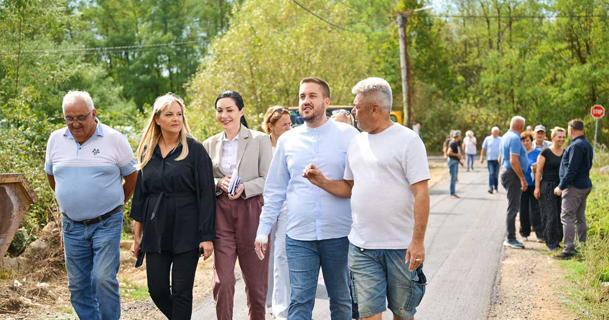 U toku asfaltiranje puta za Kneževiće u Piskavici