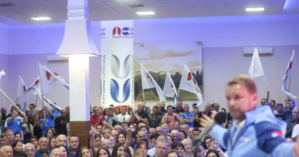 Stanivuković i Kojić sa tribine PSS-a u Palama: Naša baza je narod