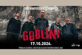 "Goblini" 17. oktobra u Banjaluci