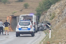 Težak udes na Manjači