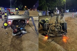 Vatrogasci intervenisali zbog prevrtanja automobila u Banjaluci