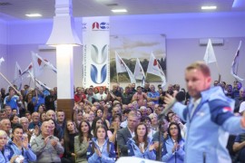 Stanivuković i Kojić sa tribine PSS-a u Palama: Naša baza je narod