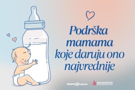 Podrška Tropic Maloprodaje Banci humanog mlijeka i majkama donorkama