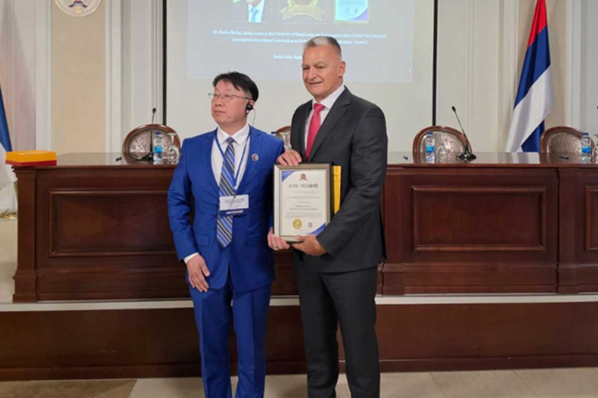 Ranku Škrbiću uručena prestižna nagrada