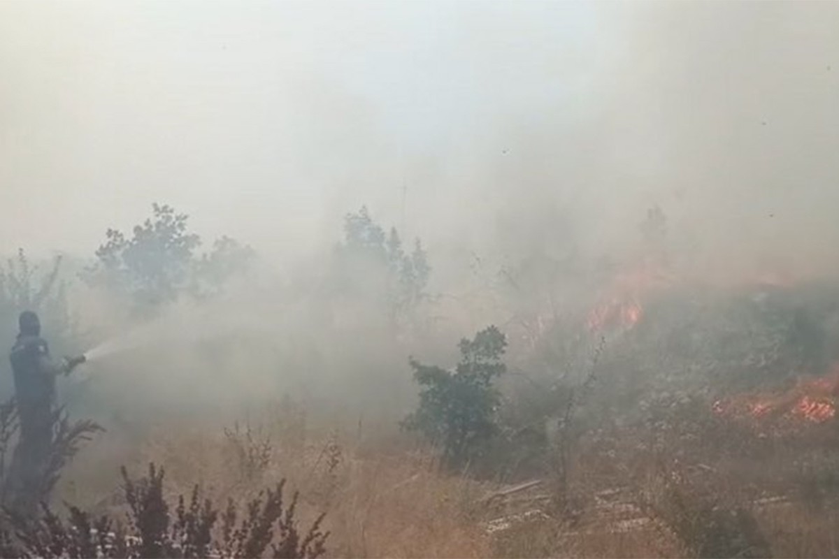 Lokalizovan požar kod Teslića: Vatrogasci, šumari i mještani na terenu