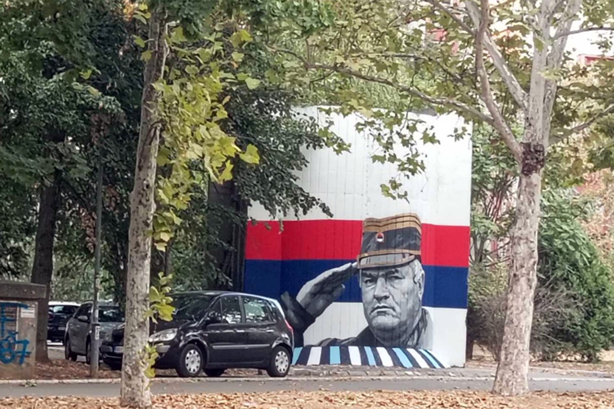 U Beogradu oslikan mural Ratka Mladića