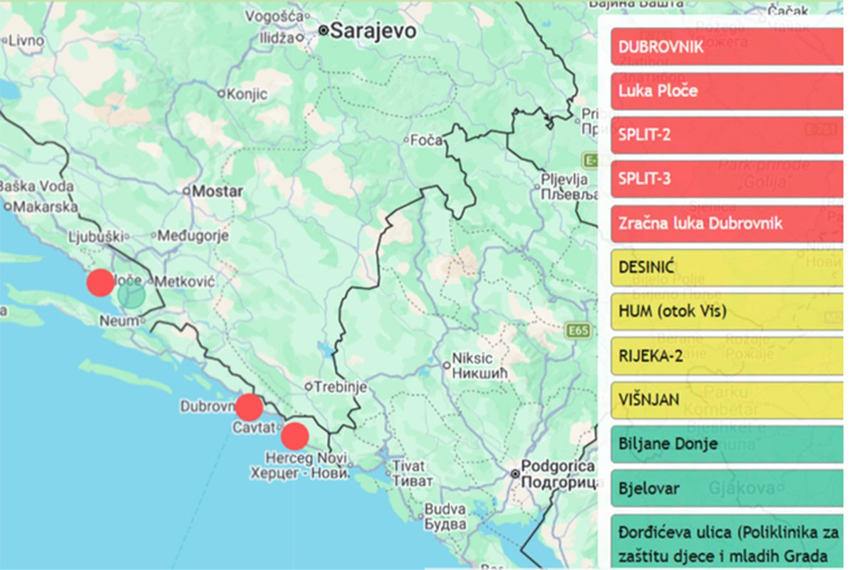 U Hrvatskoj se žale da im je dim iz BiH zagadio vazduh