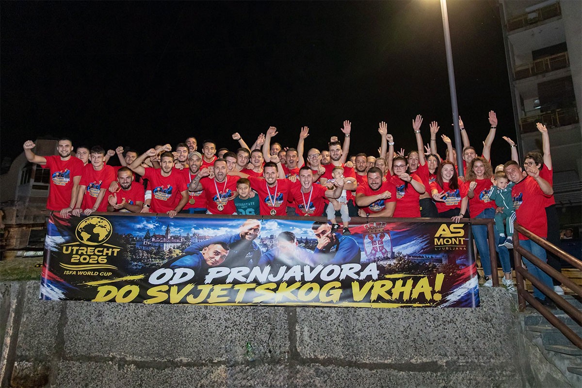 Prnjavor dočekao svjetske šampione u fudbalu (FOTO)