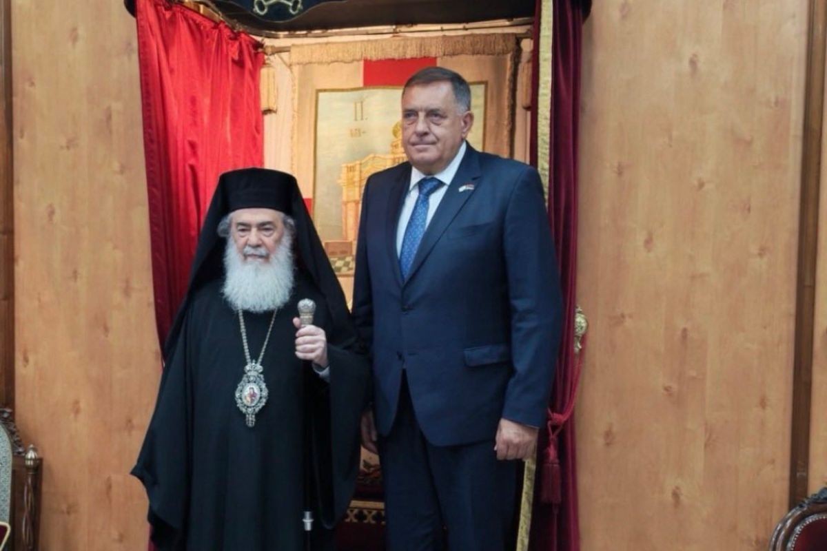 Dodik: Jerusalimski patrijarh želi da posjeti Banjaluku