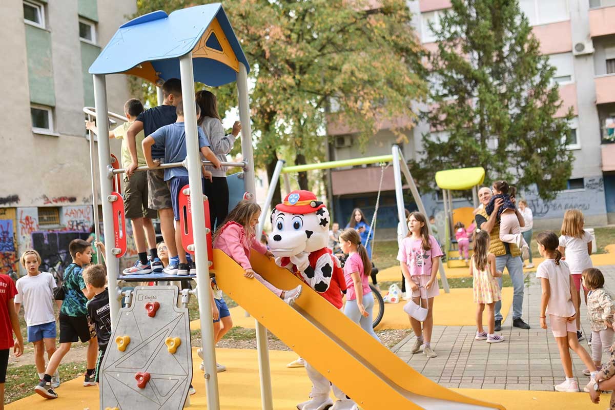 Novo igralište u Ulici Tarasa Ševčenka u Banjaluci
