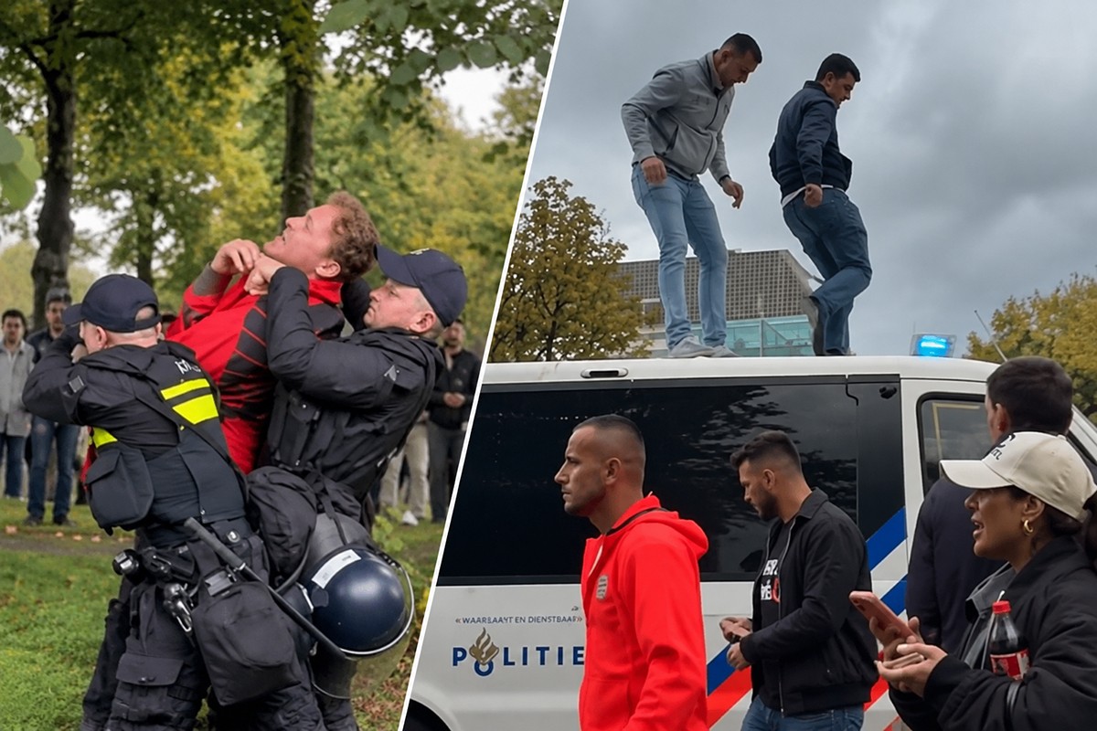 Neredi nakon presude Tačiju: Demonstranti na policijskim vozilima (FOTO/VIDEO)