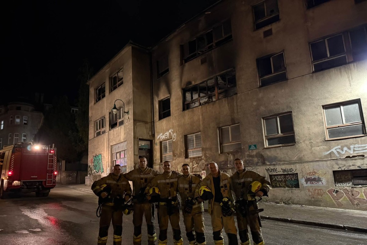 Sarajevski vatrogasci u posljednji čas spasili osobu iz požara
