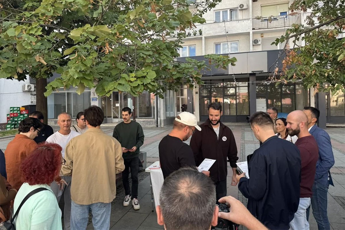 Aktivisti liste "Studenti pobeđuju" iz Srbije posjetili Brčko, oglasila se policija