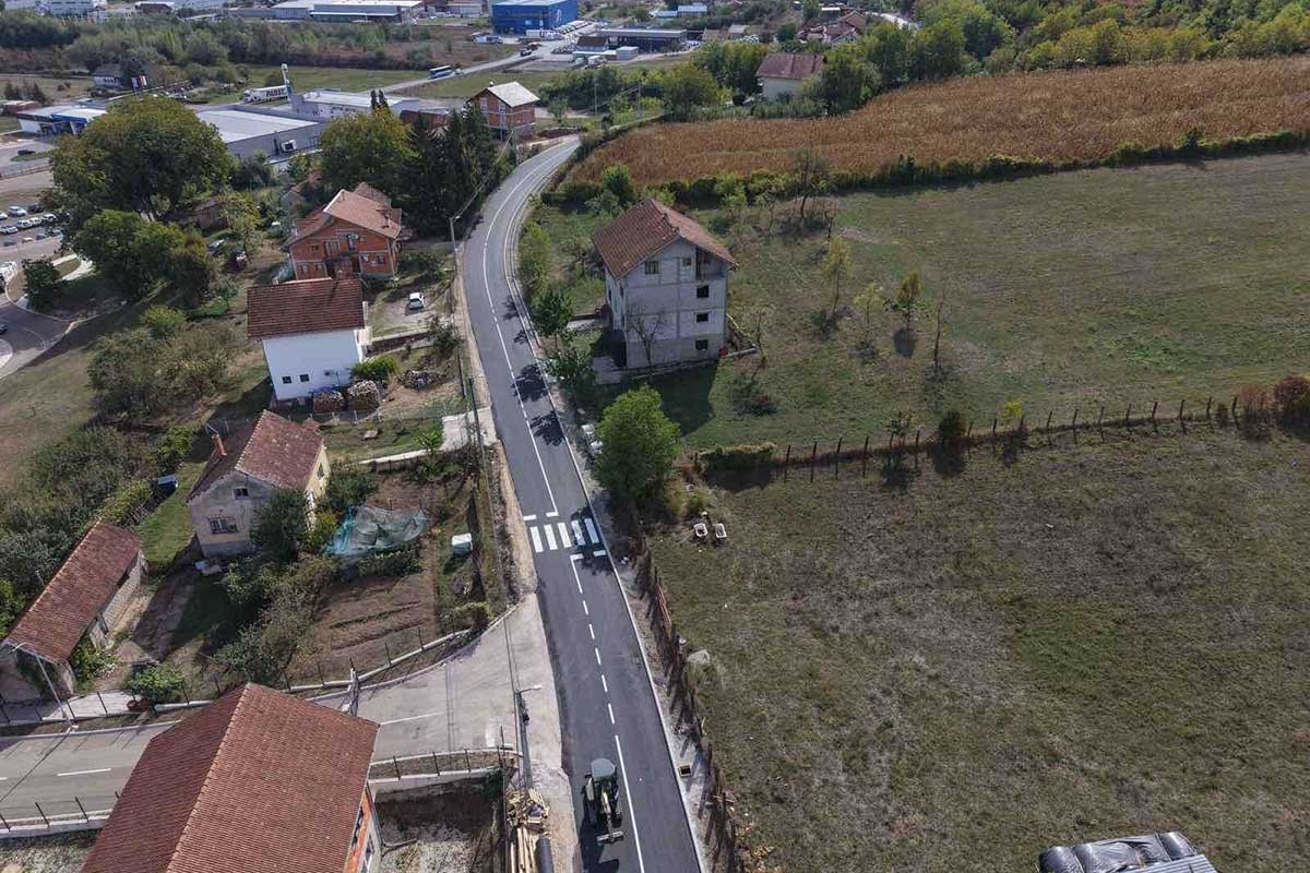 Obnovljen stari prijedorski put u Dragočaju: Uloženo 1,5 miliona KM (FOTO)