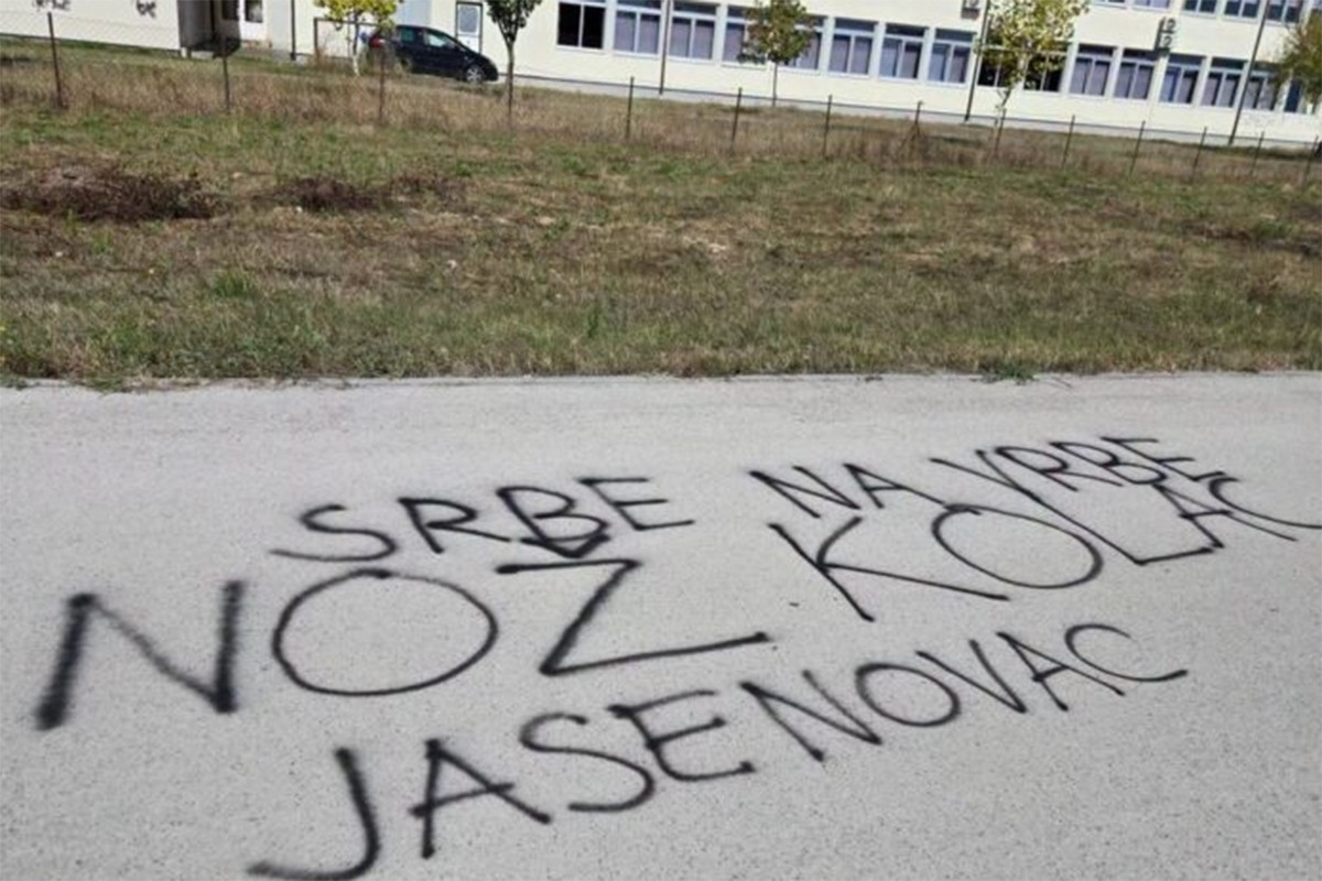 Uznemirujući grafiti u Brčkom: "Srbe na vrbe" i "Nož kolac Jasenovac"