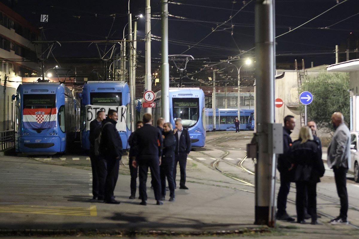Zagreb paralizovan štrajkom: Stali tramvaji i autobusi