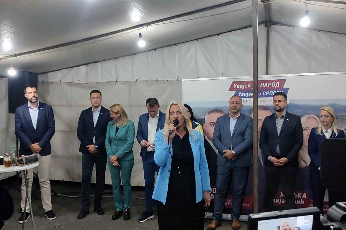 Cvijanović: Birači koji žele mir i stabilnost glasaće za SNSD
