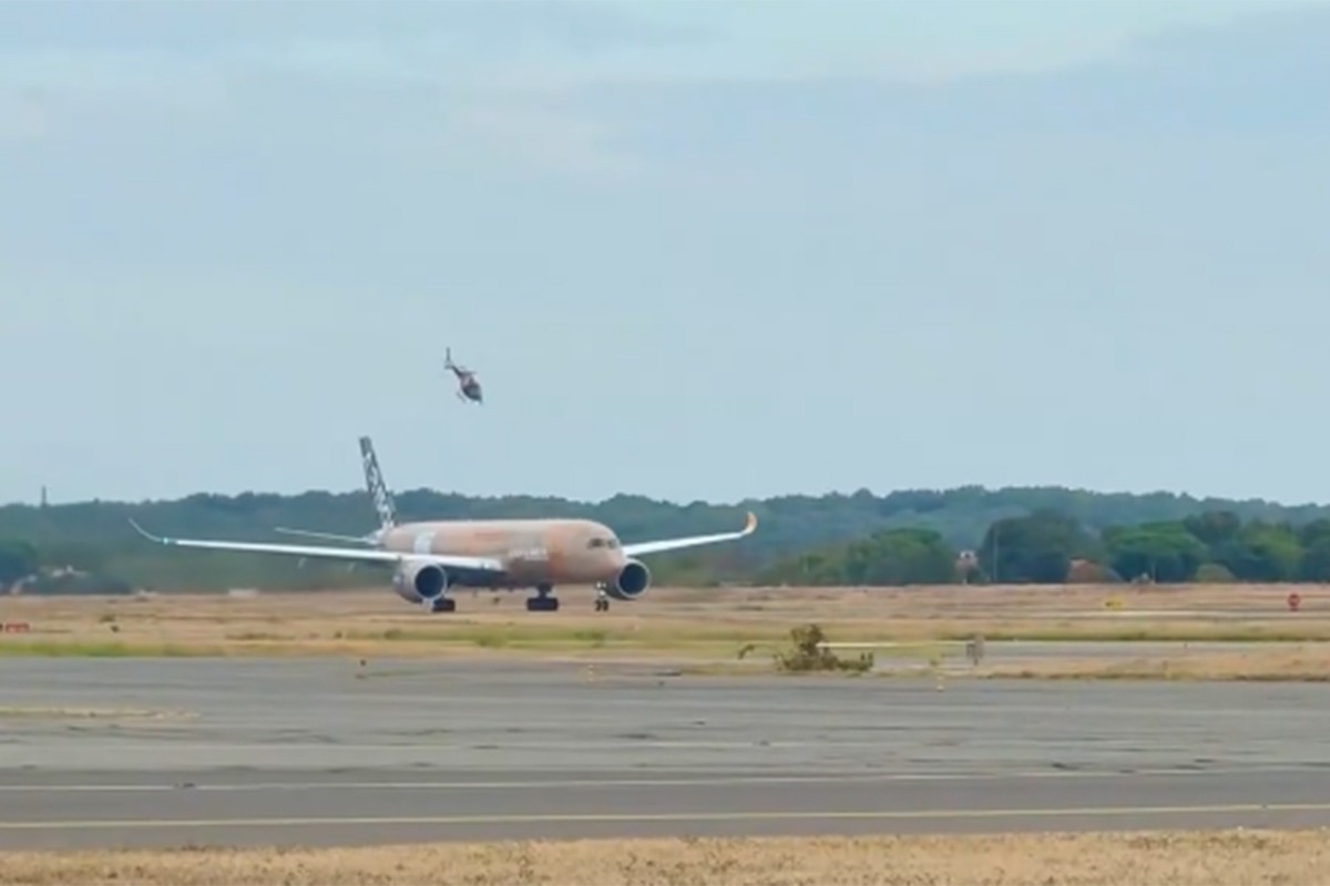 Erbas A350F prvi put poletio: Nosi 111 tona tereta (VIDEO)
