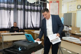 Vlado Đajić glasao u banjalučkom naselju Obilićevo
