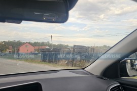 Prevrnuo se kamion kod Modriče (FOTO, VIDEO)