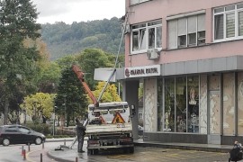 Detalji udesa kod knjižare u centru Banjaluke