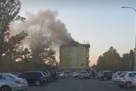 Gorjela zgrada u Srpcu, povrijeđen vatrogasac (VIDEO)