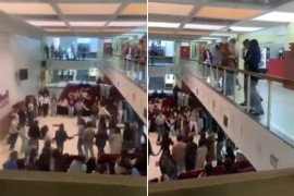 Banjalučki gimnazijalci slave pobjedu studenata: Zaigrali kolo (VIDEO)