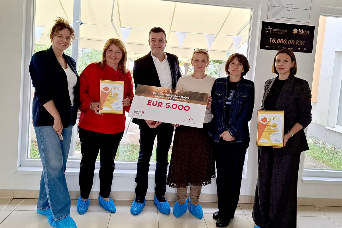 Wiener sa 10.000 evra podržao udruženja "Iskra" i "Srce za djecu oboljelu od raka"