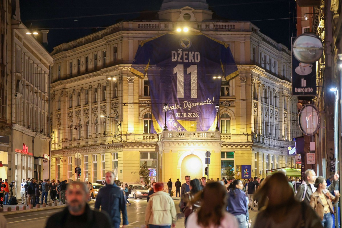 Fan zone za oproštaj Edina Džeke u više bh. gradova