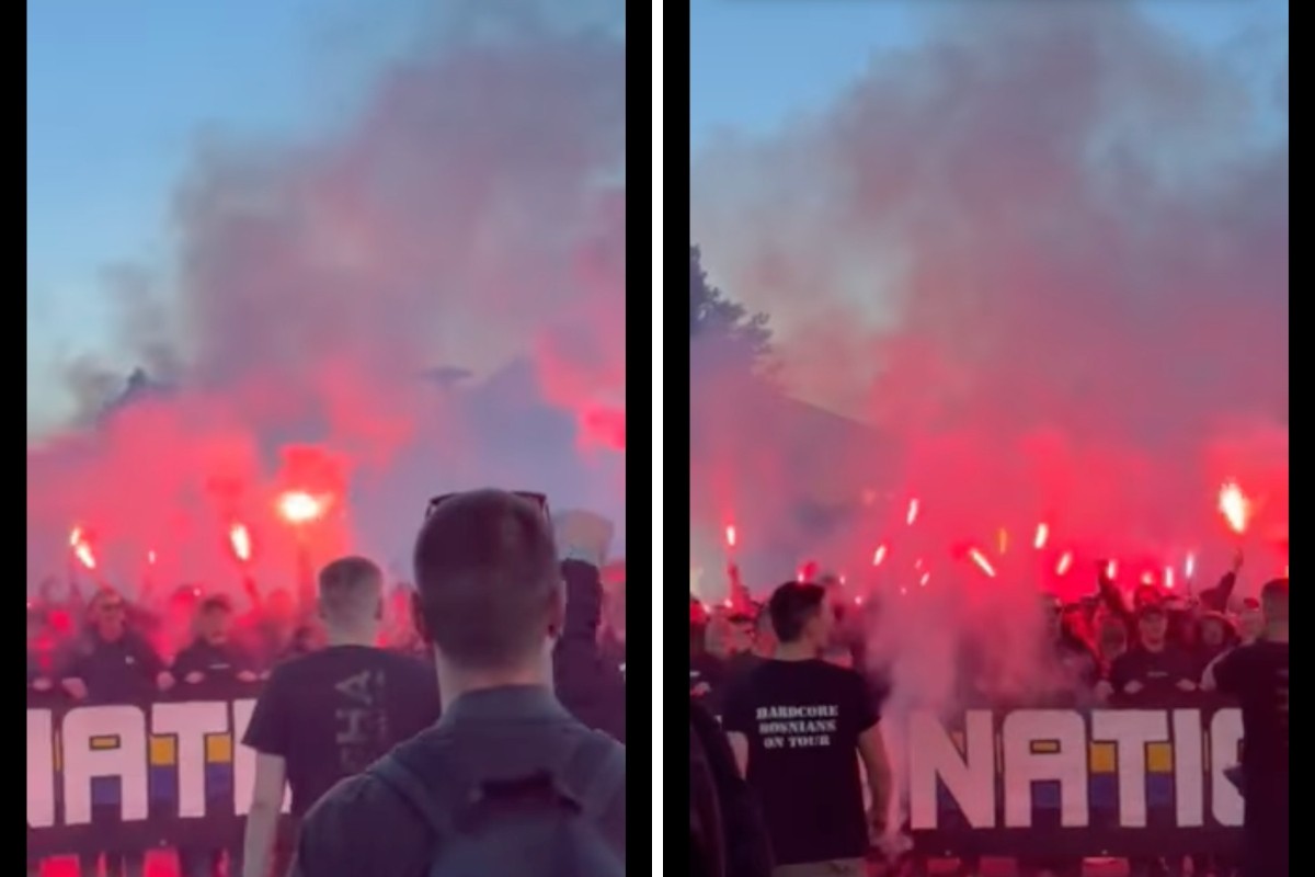 BH Fanatikosi priredili spektakl pred oproštaj Džeke (VIDEO)