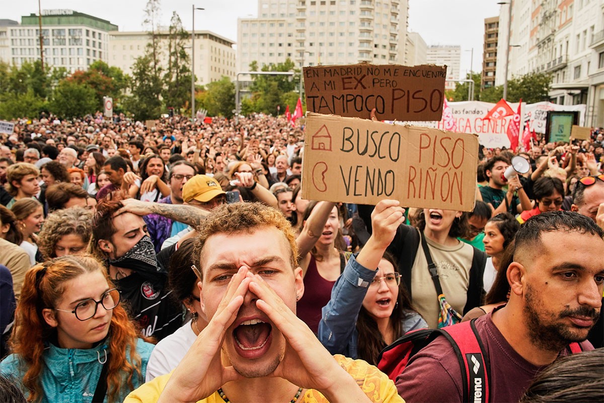 Protest zbog stambene krize: Desetine hiljada ljudi na ulicama španskih gradova
