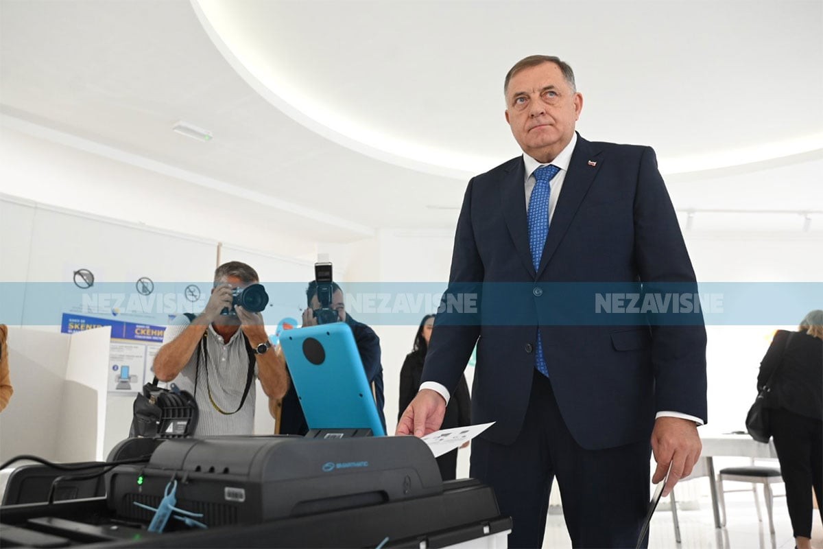 Milorad Dodik glasao u Laktašima
