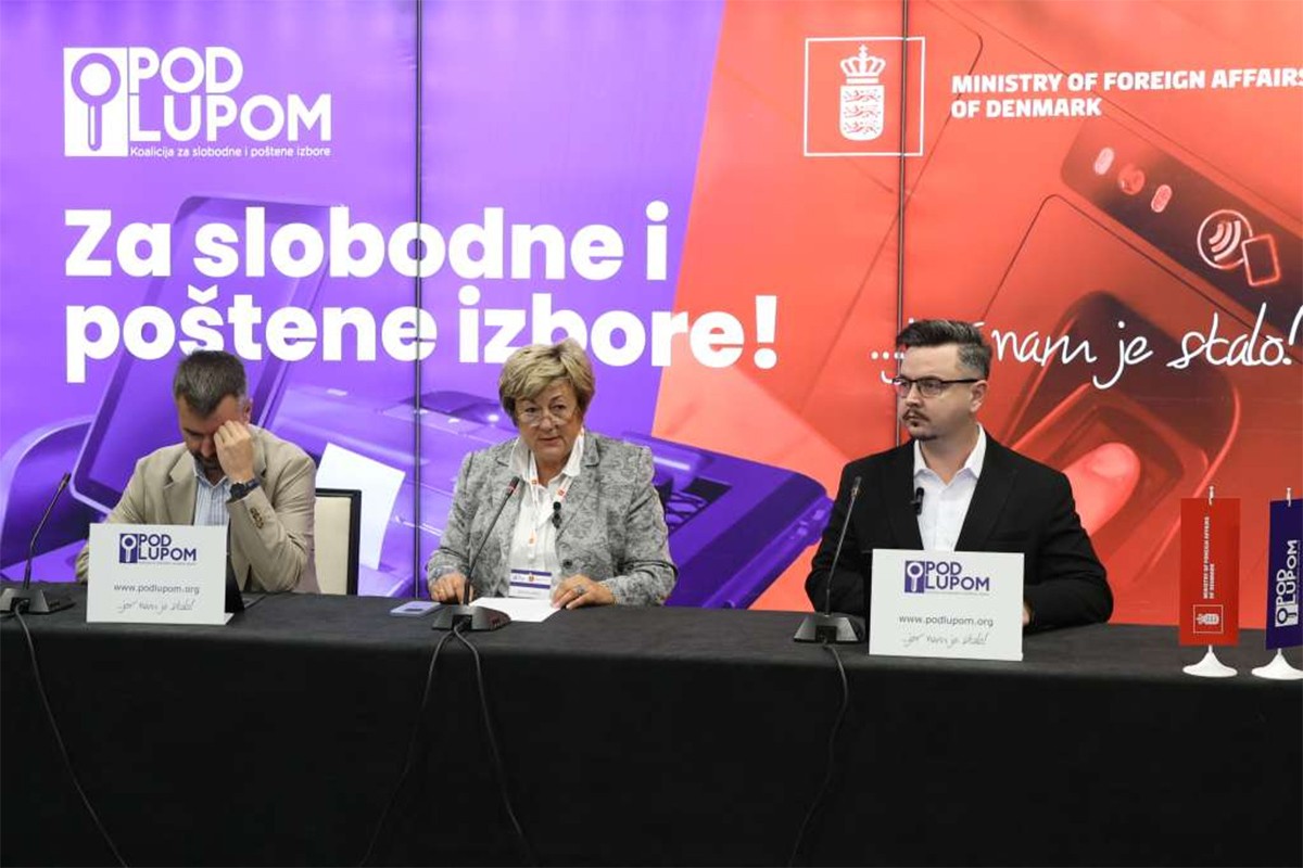 Koalicija "Pod lupom" upozorila: Ko pokuša ugroziti integritet izbora, on će i odgovarati