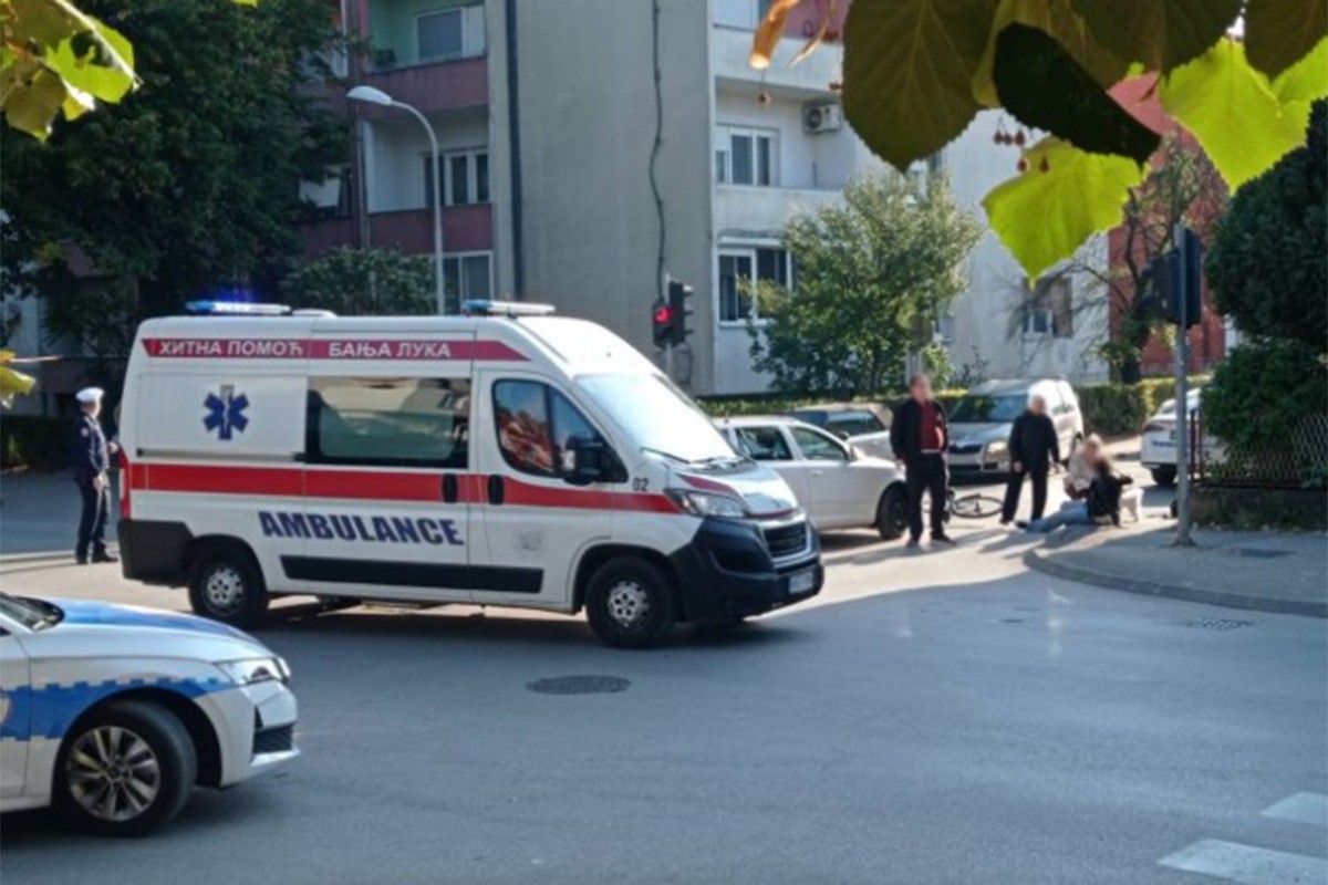 Automobilom udario biciklistu u Banjaluci