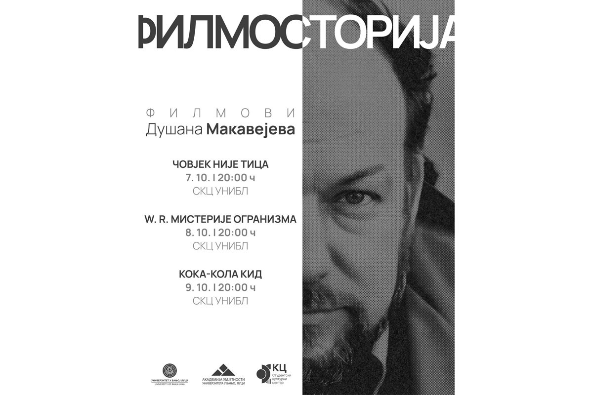 Revija filmova velikog Dušana Makavejeva u Banjaluci, ulaz slobodan