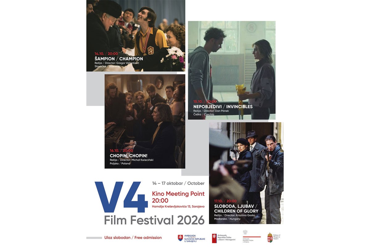 V4 film festival od 14. do 17. oktobra, ulaz besplatan