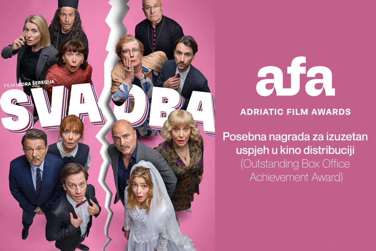 Film "Svadba" dobitnik AFA nagrade za izuzetan uspjeh u kino distribuciji