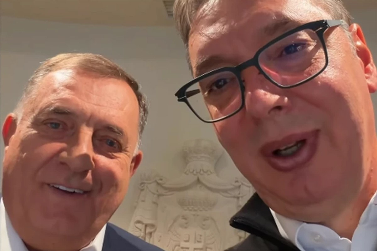 Vučić sa Dodikom: I dalje se nalazimo i kujemo planove (VIDEO)