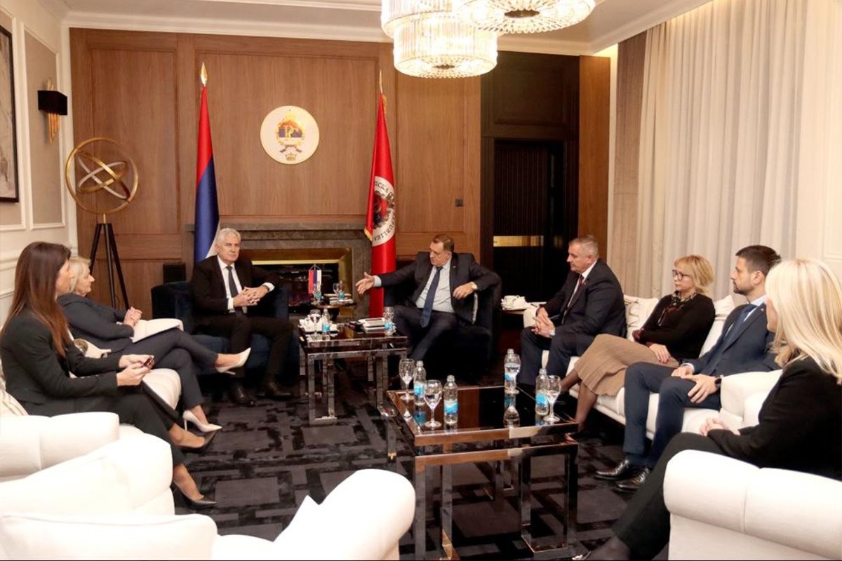 Dodik i Čović se sastaju u Banjaluci