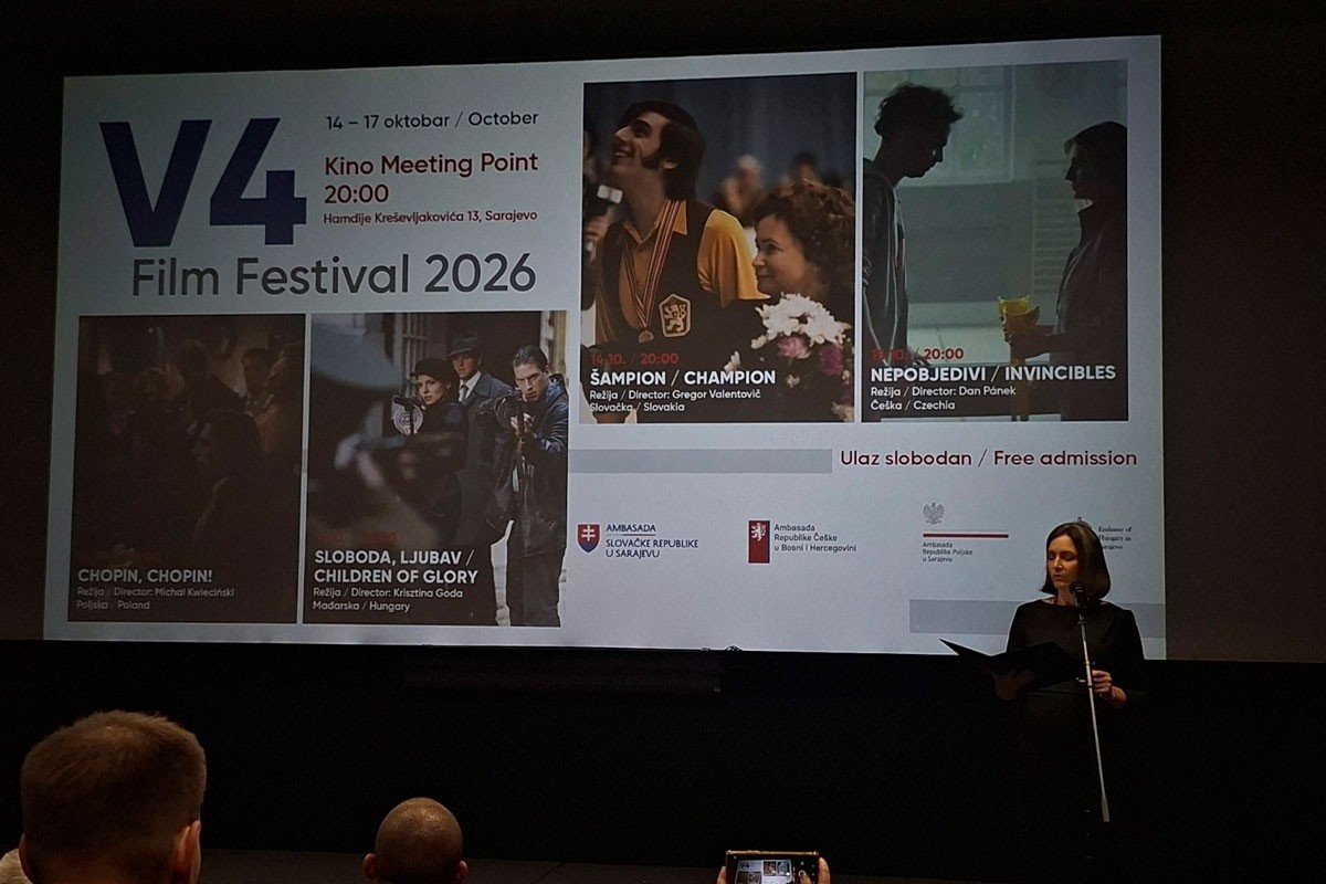 Počeo V4 film festival: Četiri večeri srednjoevropske kinematografije u Sarajevu