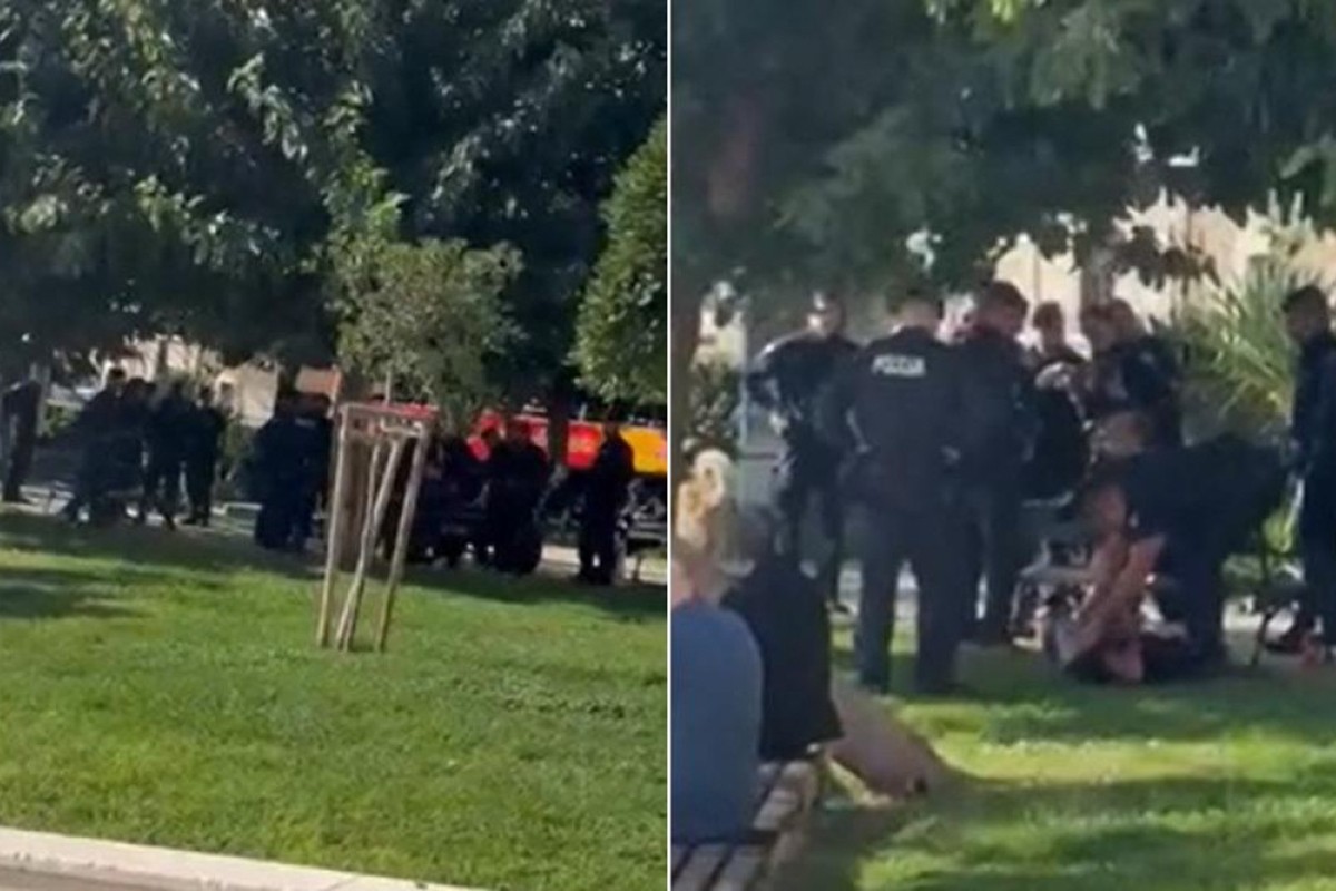 Objavljeni snimci hapšenja torcidaša u Splitu: "Leđa me bole" (VIDEO)