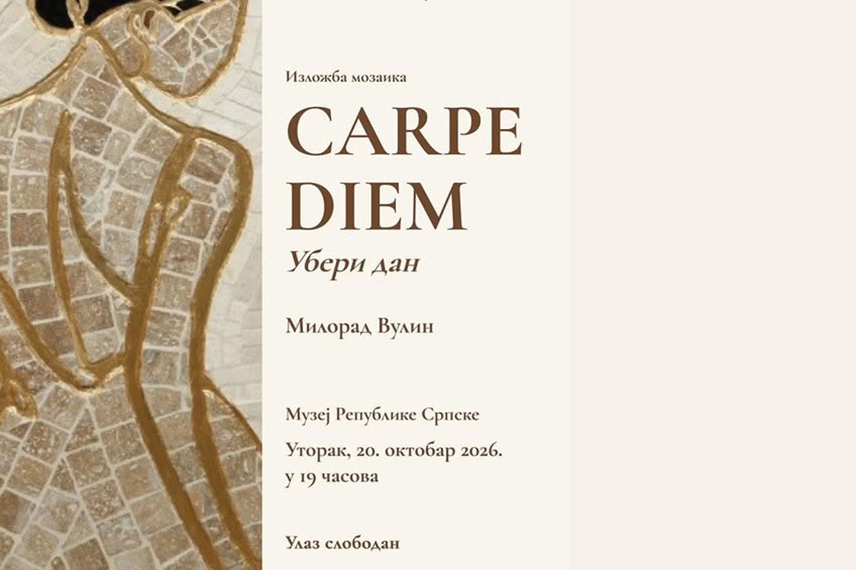 "Carpe diem - uberi dan": Izložba mozaika Milorada Vulina u Banjaluci