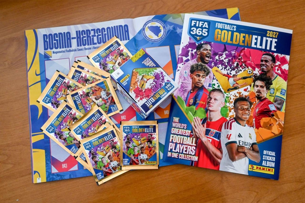 Panini FIFA 365 Golden Elite 2027 stiže u BiH: Prvi put u albumu i reprezentacija BiH