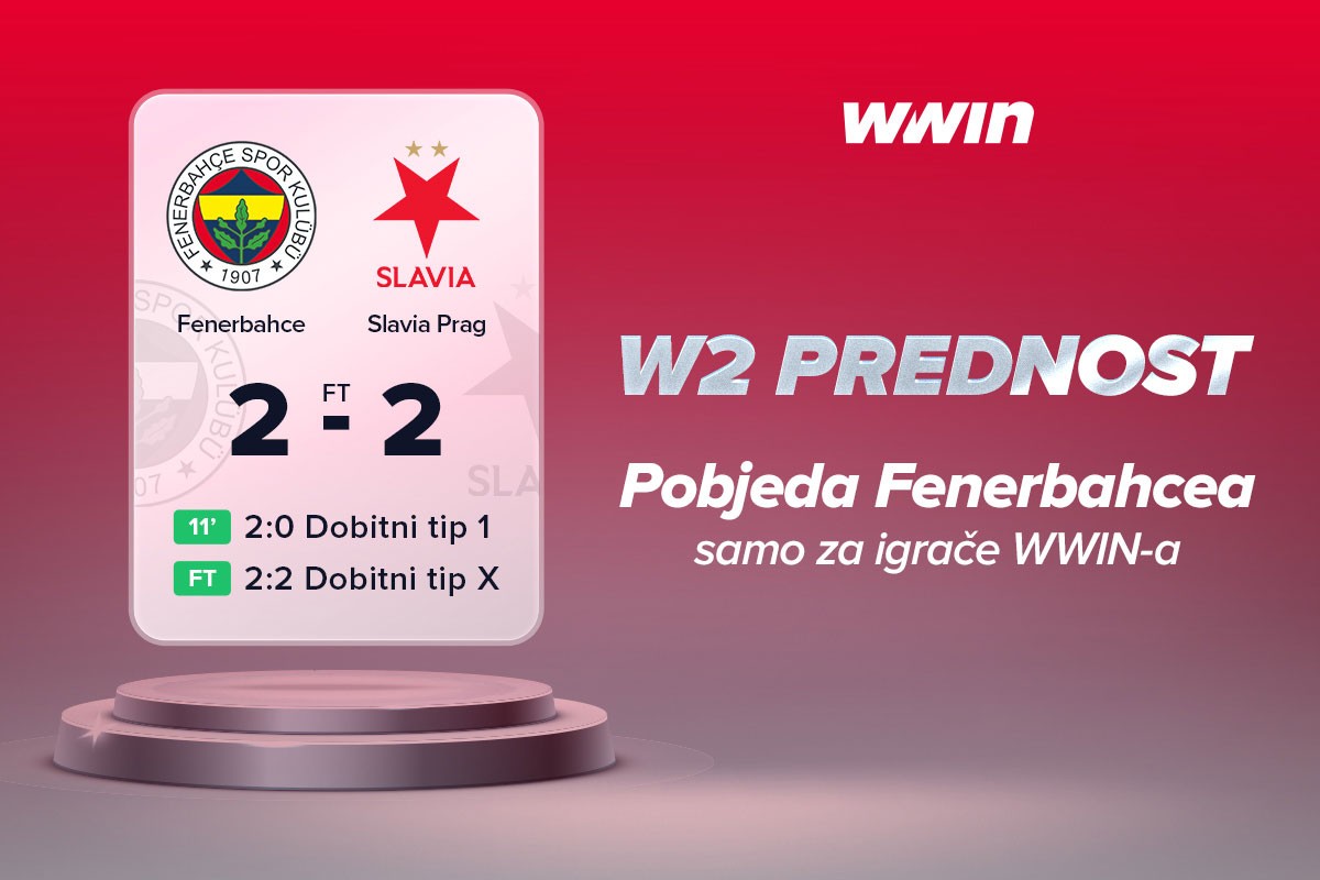 Fenerbahce ispustio dva gola prednosti, ali ne i igrači WWIN-a!