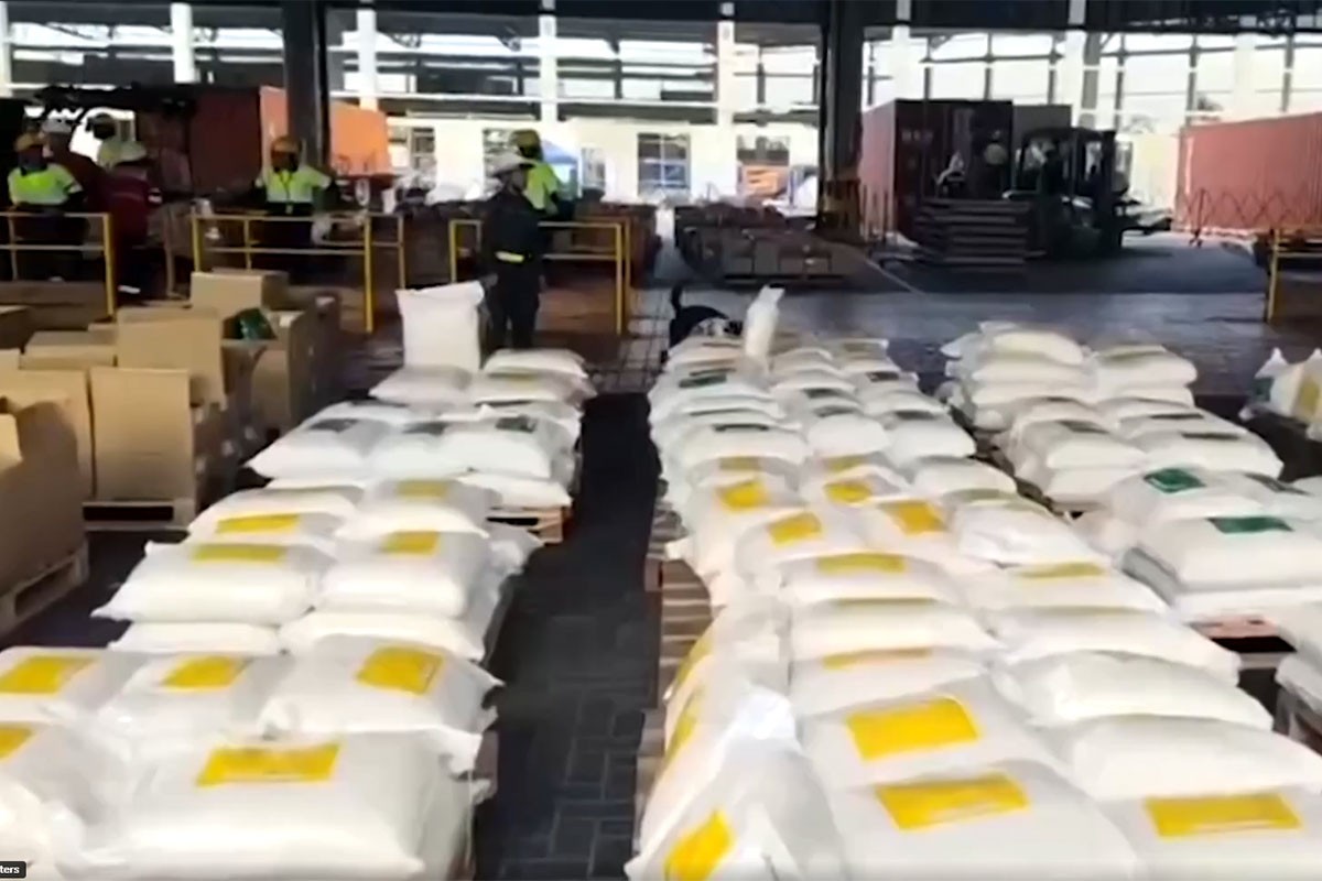 Rekordna zapljena: U kontejneru pronađeno 7,6 tona droge (VIDEO)
